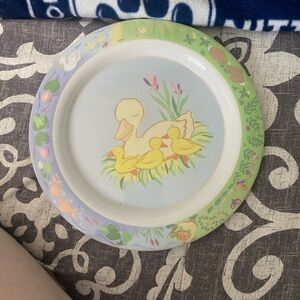Adorable Duck Family Kids' Plate in Melamine by Princess House Exclusive